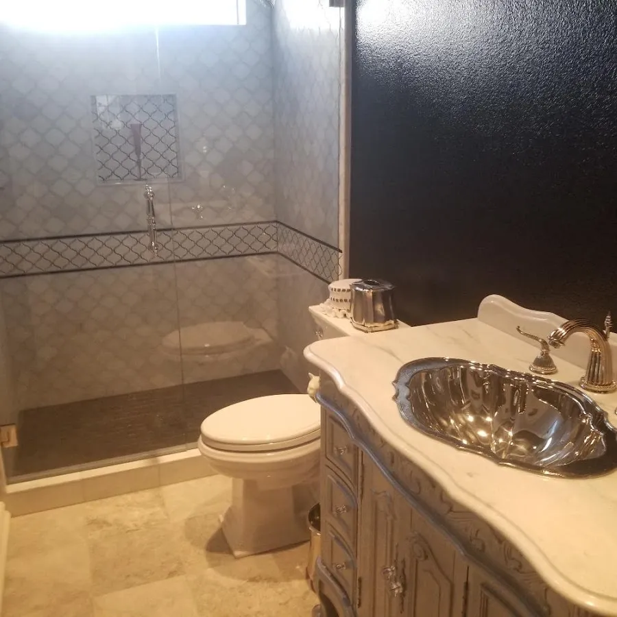 Professional plumbing work and bathroom remodeling in Tice